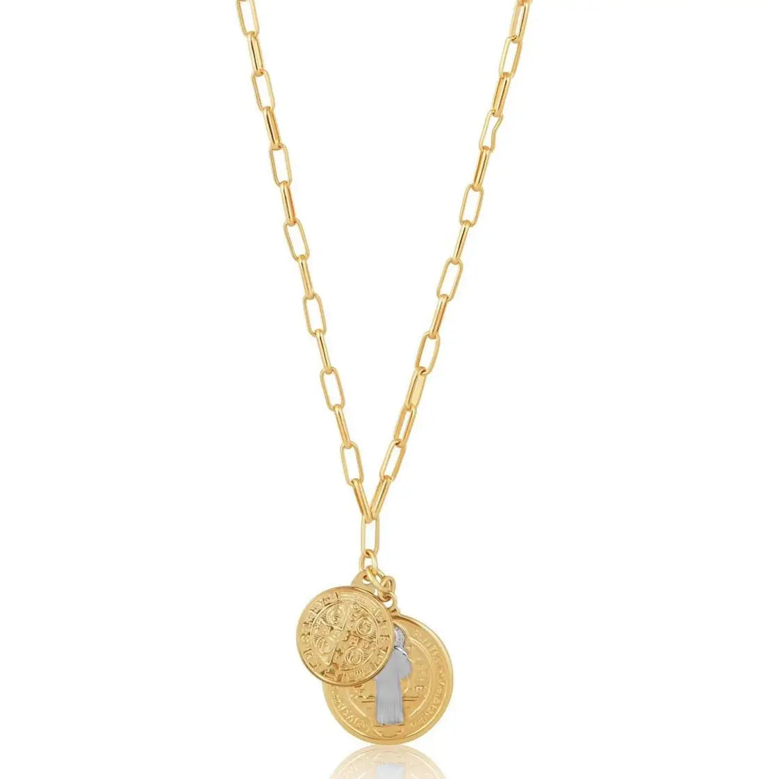 St. Benedict Coin Necklace