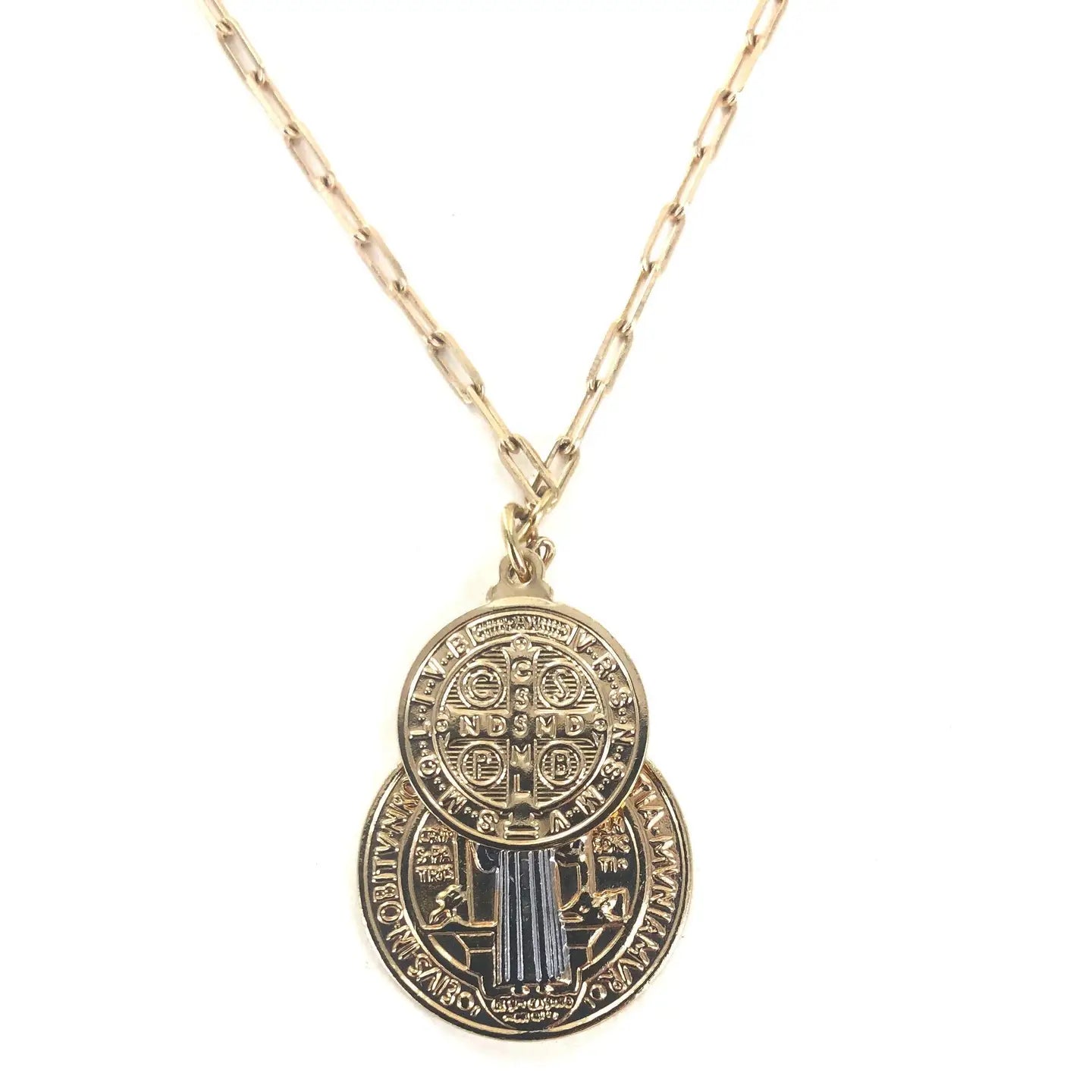 St. Benedict Coin Necklace