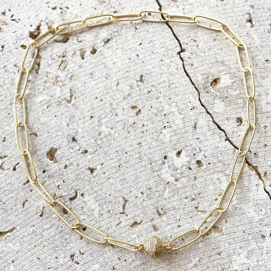 Magnetic Paperclip Chain