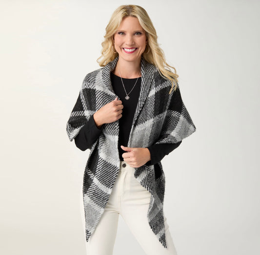 Soren Triangle Scarf-Grey