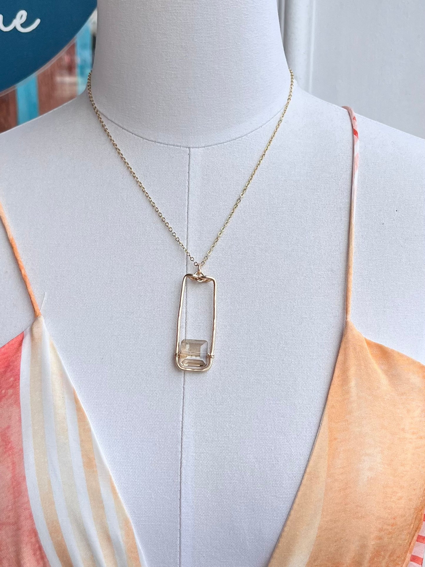 Artist Created Crystal Necklace
