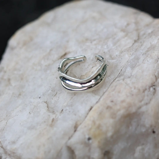 Wave Ring-Sterling Silver-Water Resistant