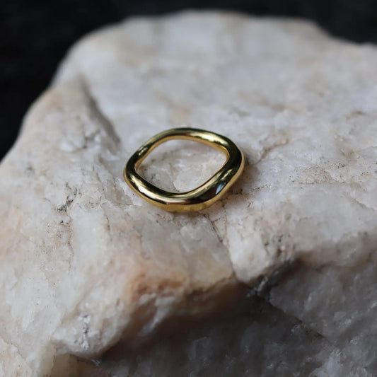 Wave Ring-Gold-Water Resistant