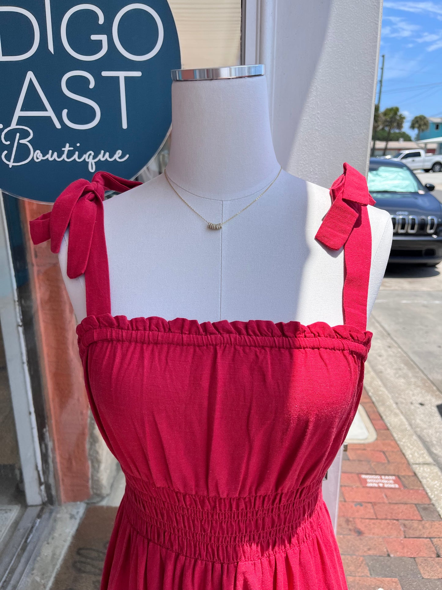 Cadiz Dress-Chili