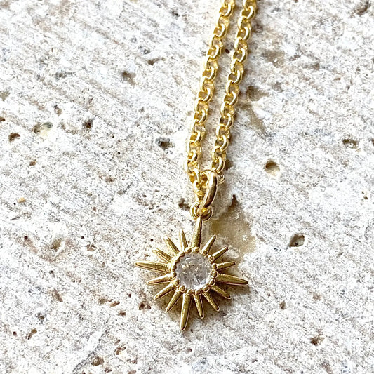 Dainty Sun Necklace