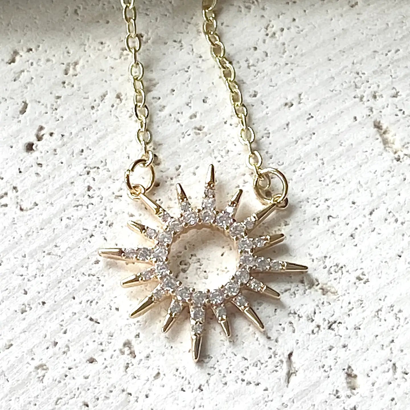 Sun Celestial Necklace-Gold