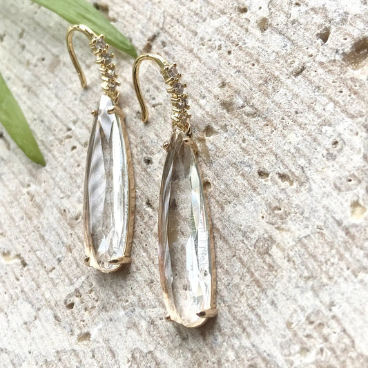 Crystal Teardrop Earrings