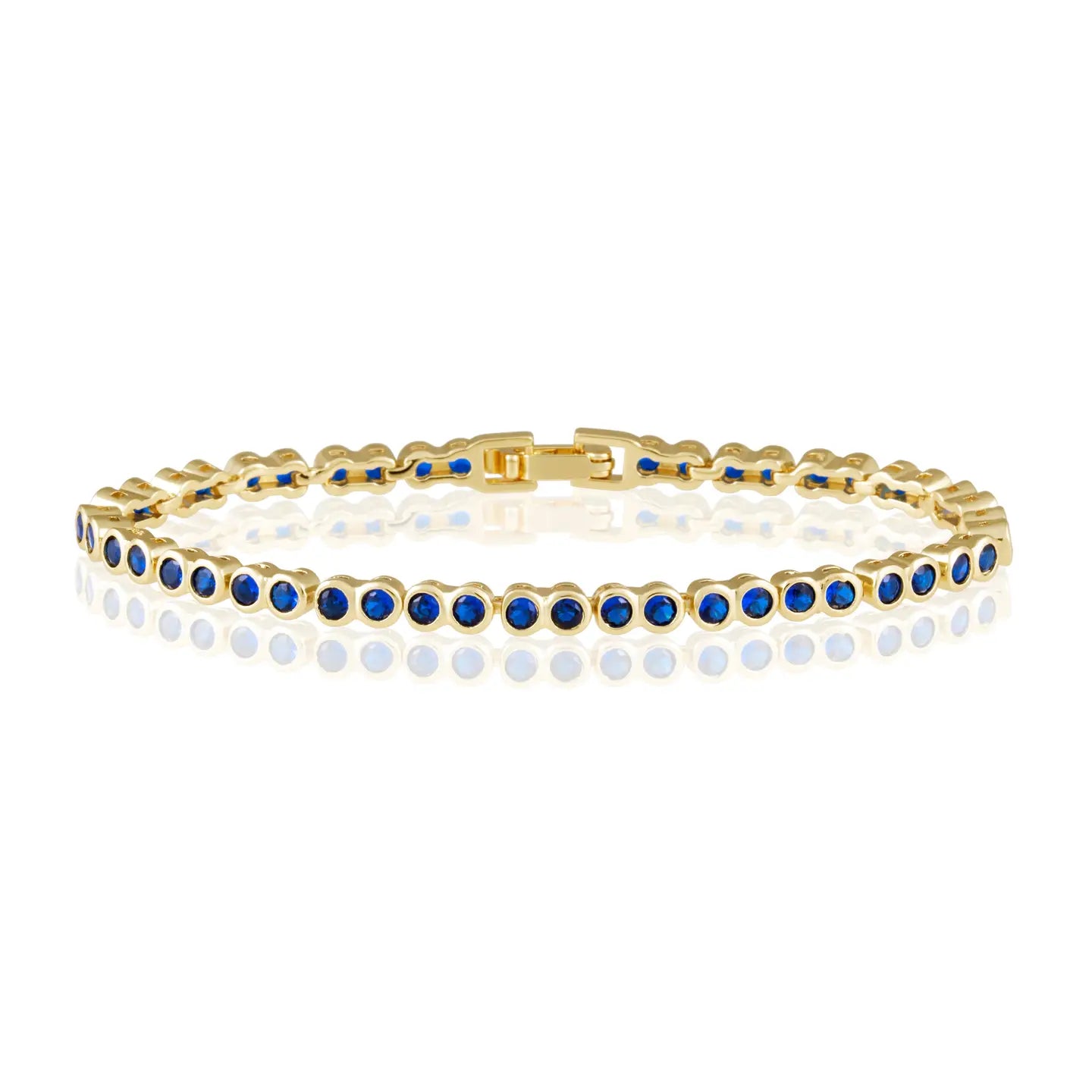 Bezel Tennis Bracelet