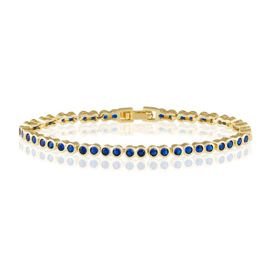 Bezel Tennis Bracelet