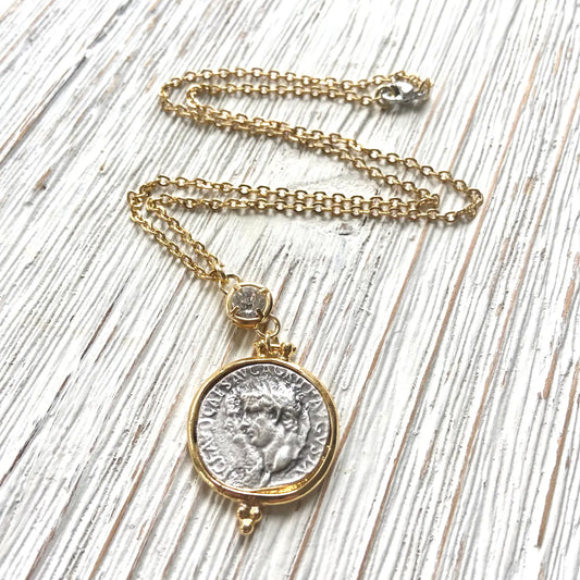 Greek Coin Necklace