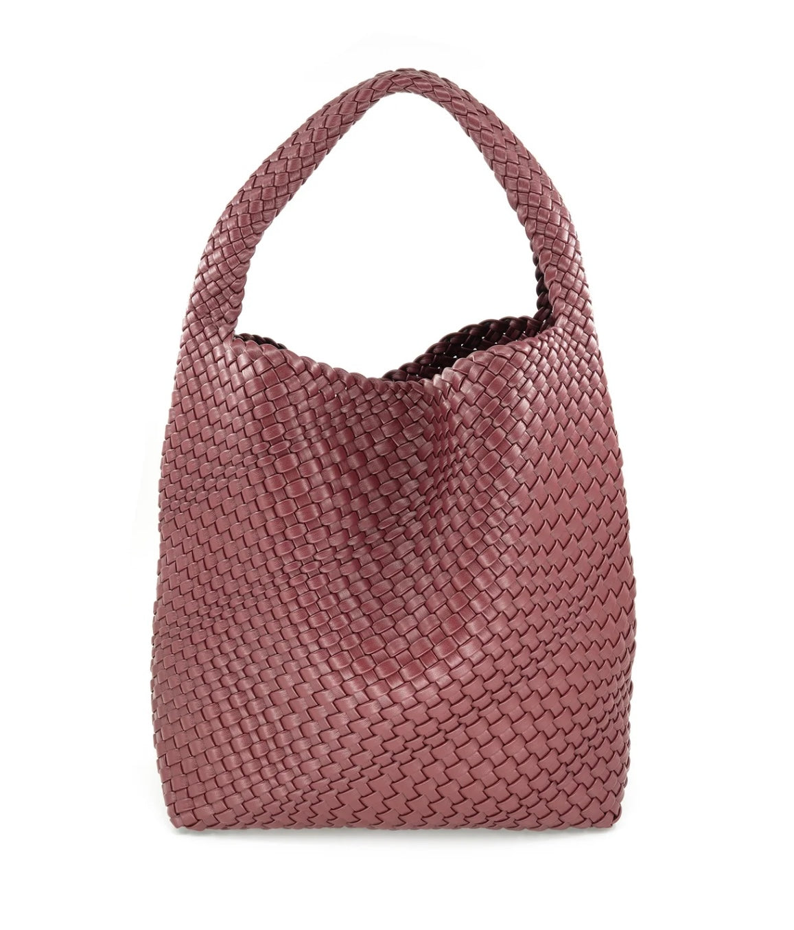 Woven Bag-Burgundy