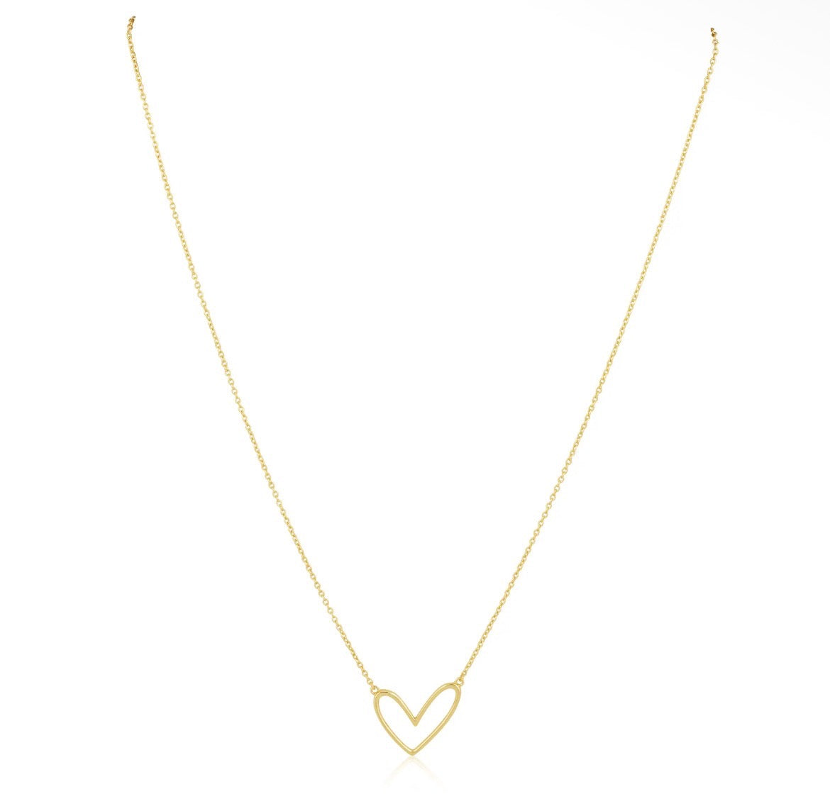 Abigail Open Heart Necklace