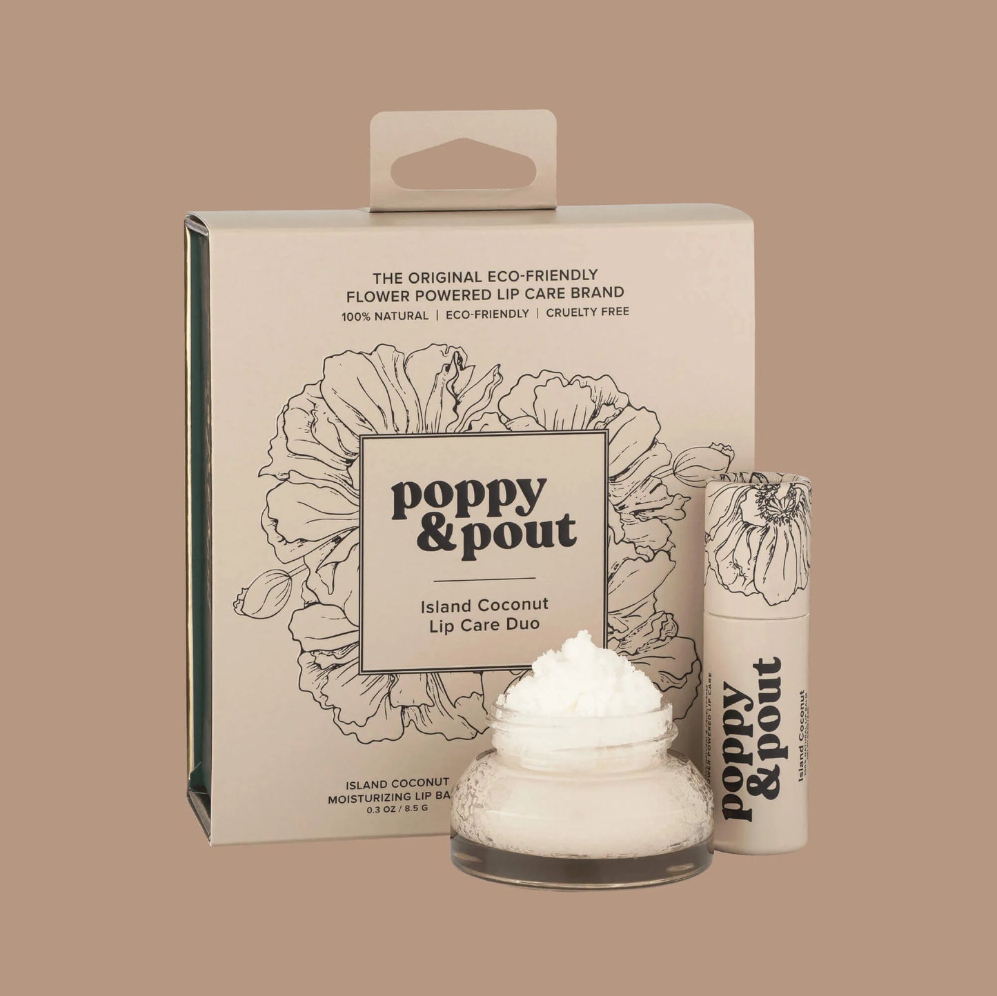 Lip Care Duos-(Lip Balm/Lip Scrub)-Island Coconut