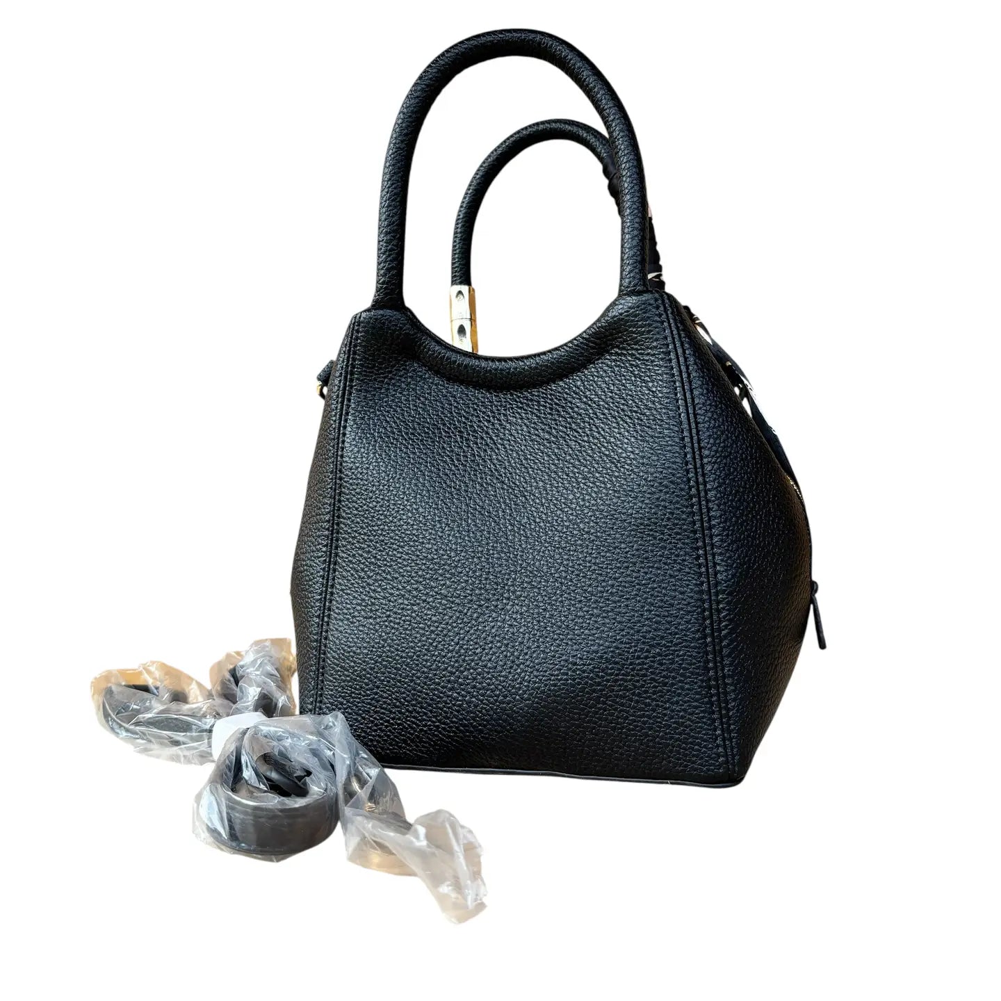 LV Upcycled Blazy Bag w/Scarf-Black